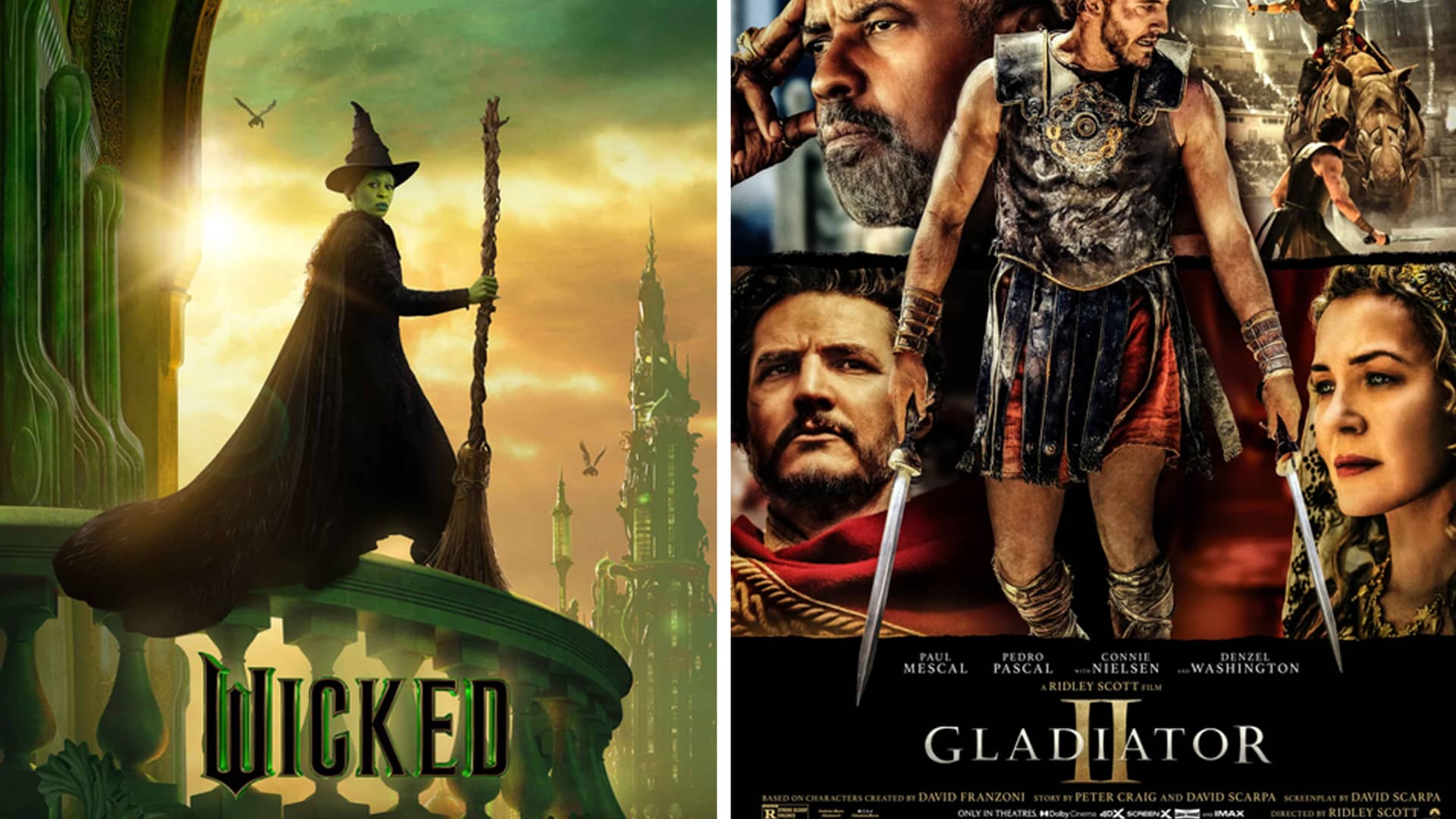‘Wicked,’ ‘Gladiator II’ opening weekend heads for $200 million