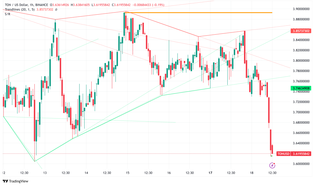 Toncoin Whales Pour $250M Into TON as Price Tests Critical $4 Resistance