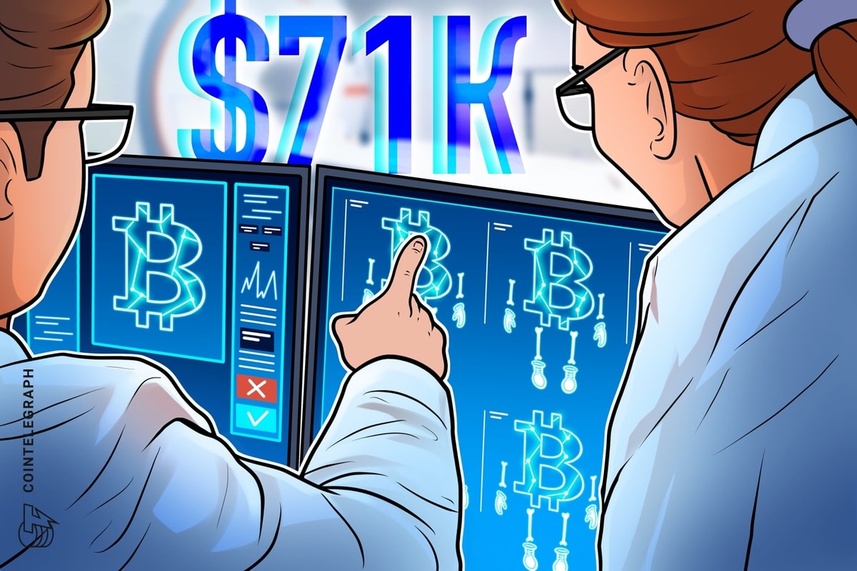 Bitcoin price at risk of new 5-month low near $71K if tariff war and stock market tumult continues