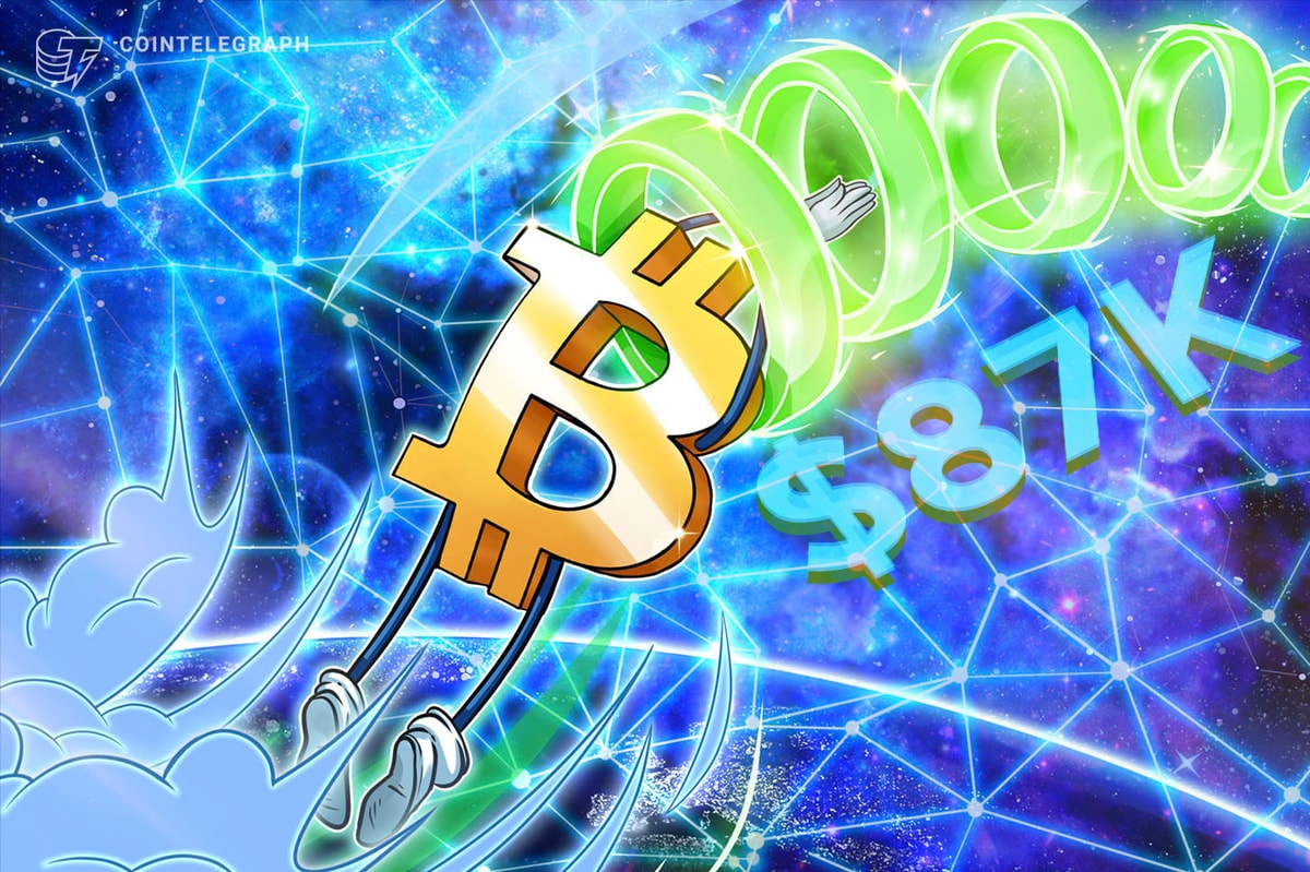 Bitcoin trader doubts breakout ‘significance’ as BTC price nears $87K