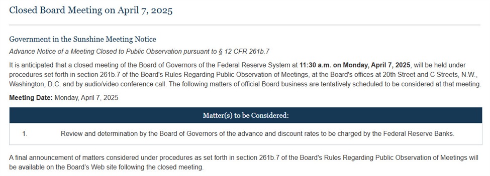 Beware of claims of an emergency Fed meeting