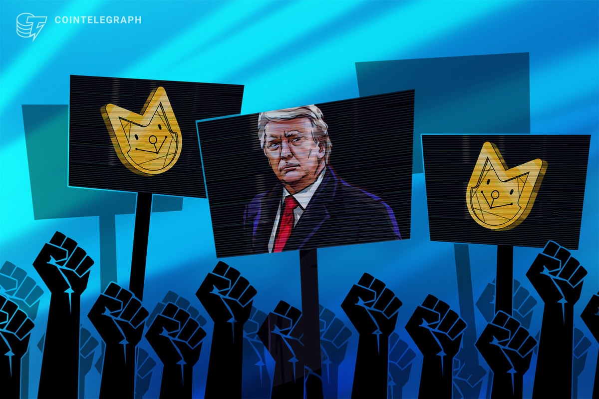 Interest groups, lawmakers to protest Trump’s memecoin dinner