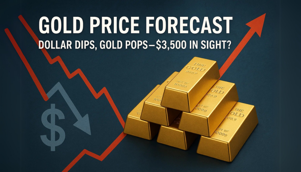 Gold Price Forecast: Dollar Dips, Gold Pops—$3,500 in Sight?