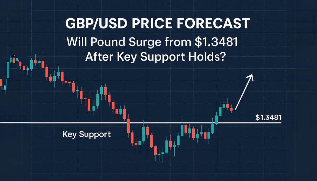 GBP/USD Price Forecast: Will Pound Surge from $1.3481 After Key Support Holds?